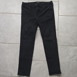 Express Black Slim Straight Men's Jeans 34×34